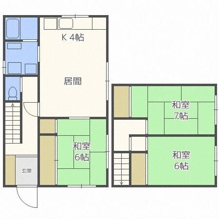 戸建　発寒５−４（1） 間取り図画像