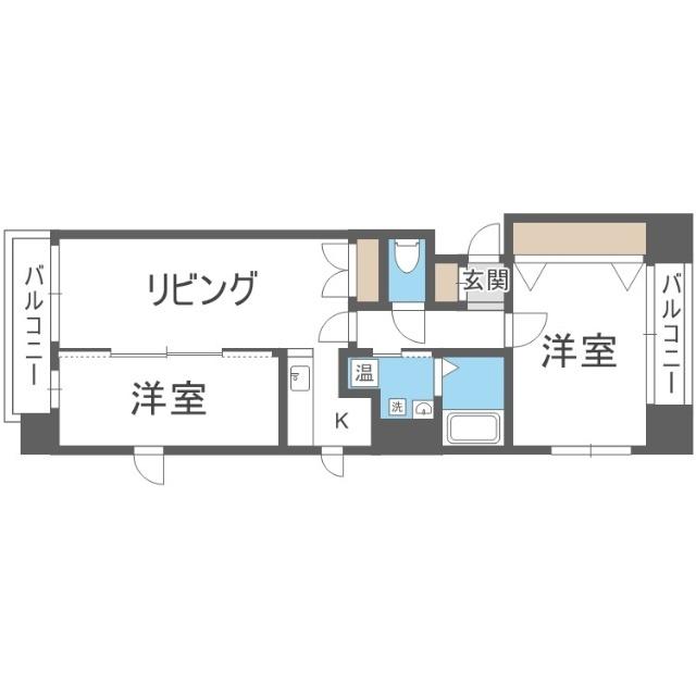 ルラシオン北９条通（505） 間取り図画像