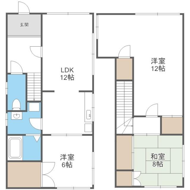 発寒１−４戸建（1） 間取り図画像