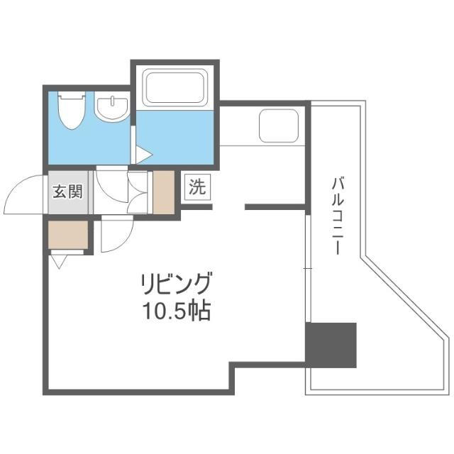 レジディア札幌駅前（1412） 間取り図画像