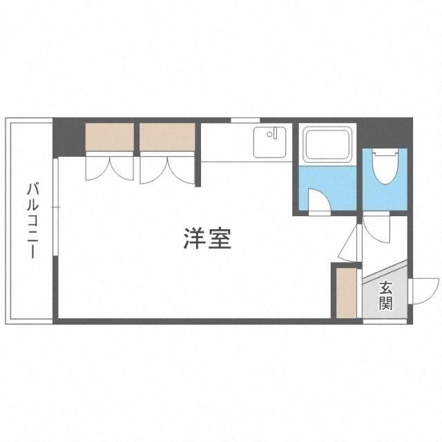 ヴァンクール北５条（603） 間取り図画像