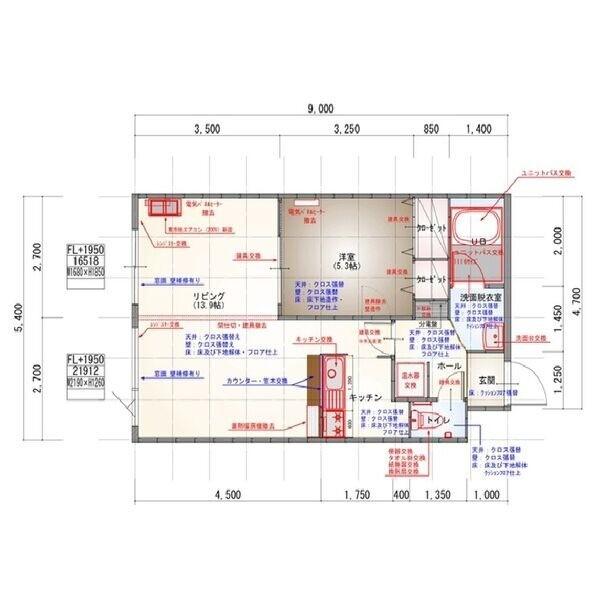 ＡＤＯ３．４（203） 間取り図画像