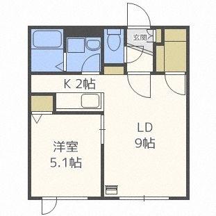 ＡＧＩＴＯ（402） 間取り図画像