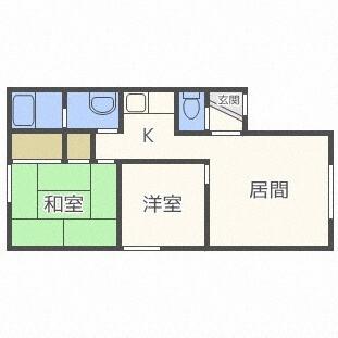 ローズハイツ（101） 間取り図画像