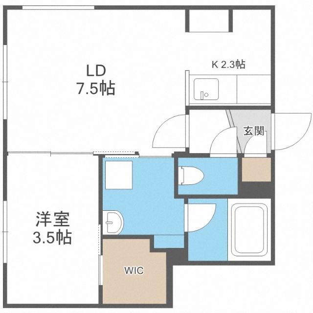 ａｎｇｅｌｏｔ　Ｎｉｓｈｉｎｏ　１−２（102） 間取り図画像
