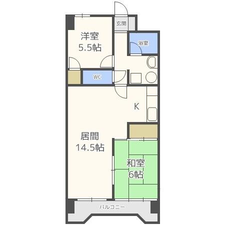 朝日プラザ偕楽園（1103） 間取り図画像