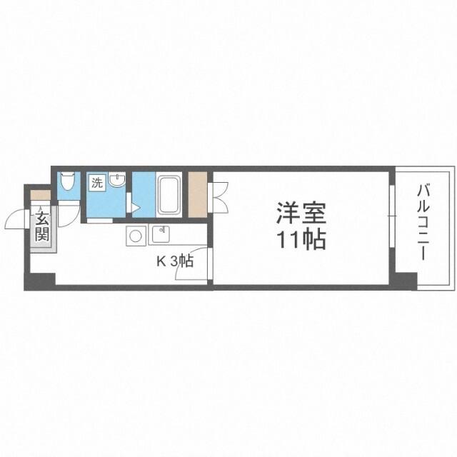 ＩＮＧ北大前（702） 間取り図画像