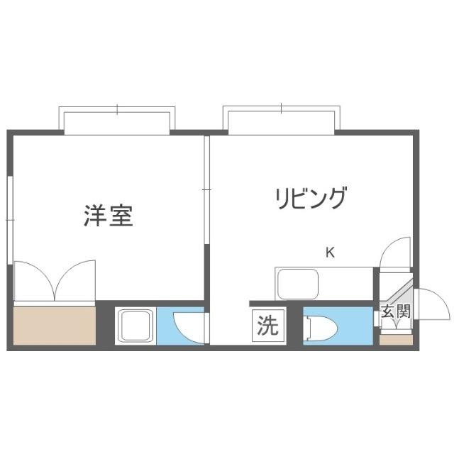 ＫＤビル（201） 間取り図画像