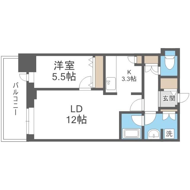 ＯＮＥ札幌ステーションタワー（29F） 間取り図画像
