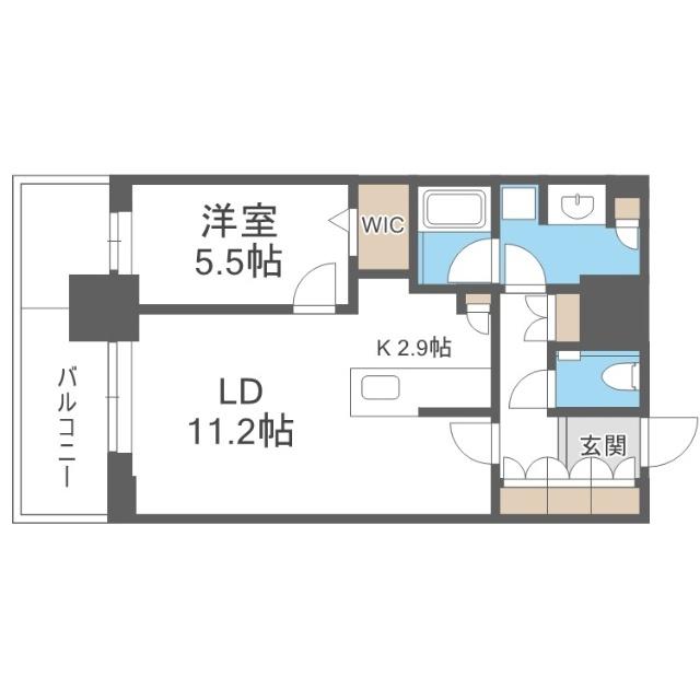 ＯＮＥ札幌ステーションタワー（3216） 間取り図画像