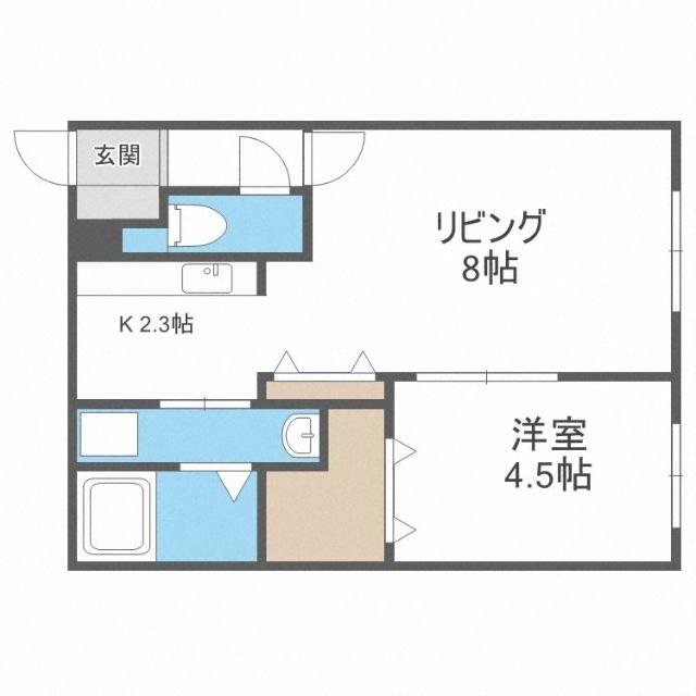 Ｇｌｏｉｒ発寒（グロワール発寒）（202） 間取り図画像