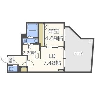 ＨＧＳ山の手（102） 間取り図画像