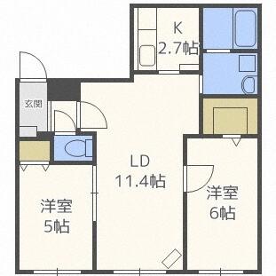ＪＤ２４（401） 間取り図画像
