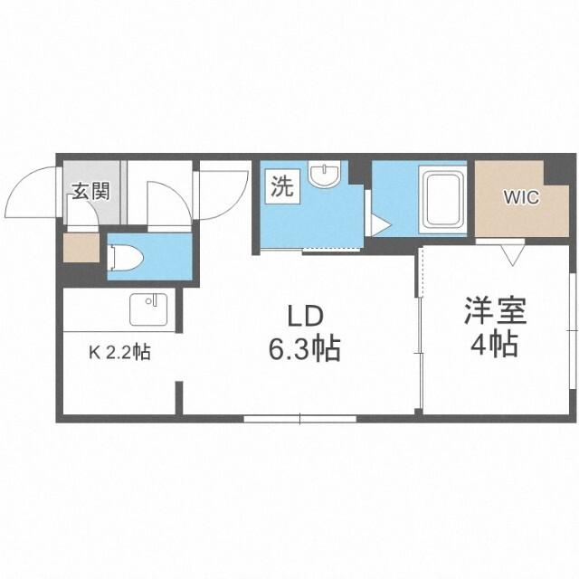 ｃｏｍｆｏｒｔ　ｏｓｔ９(コンフォート・オスト９)（401） 間取り図画像