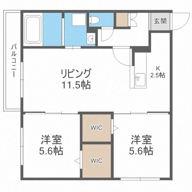 Ｃｉｅｌ　Ｓｅｒｅｉｎ(シエルスラン)（202） 間取り図画像