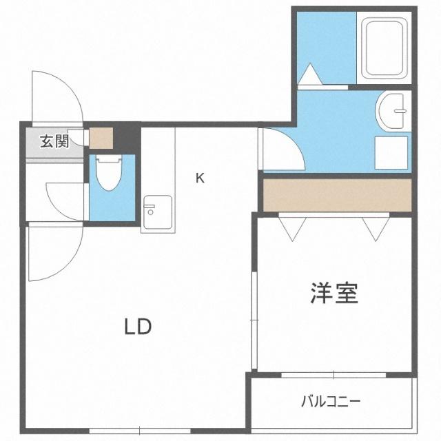 Ｌｅｉａ札幌（406） 間取り図画像