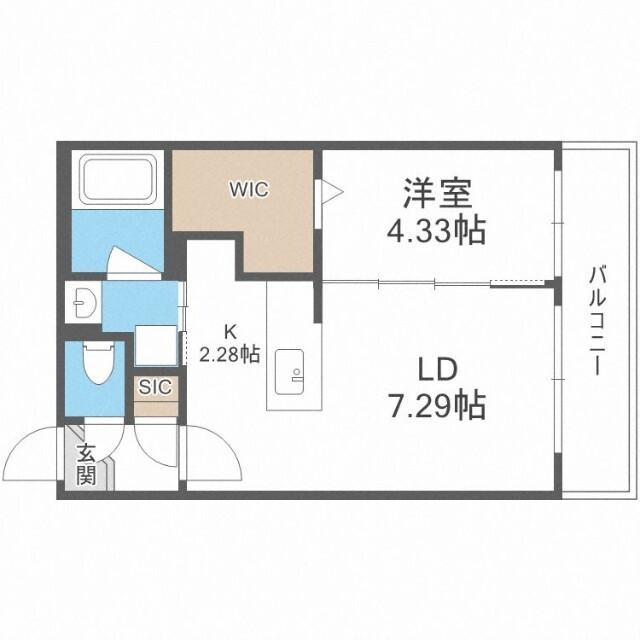 Ｓ−ＲＥＳＩＤＥＮＣＥ西町（301） 間取り図画像