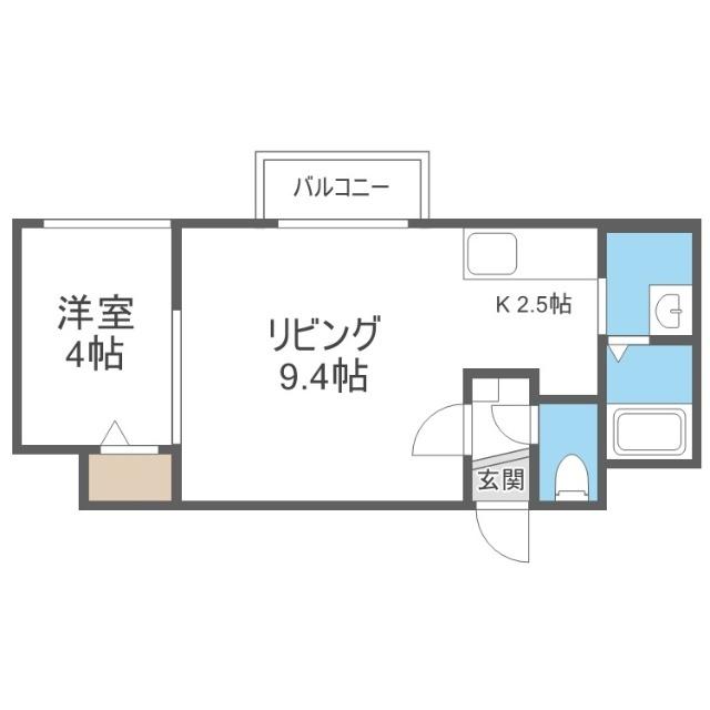 Ｖｅｒｄｅ　Ｍａｒｕｙａｍａ（401） 間取り図画像