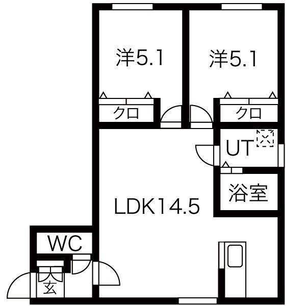 ＥＦＦＩＣＩＥＮＴ　Ｎ１９（201） 間取り図画像