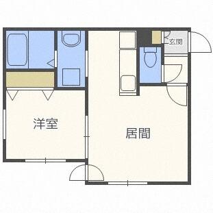 ＧＡＲＥ元町（201） 間取り図画像