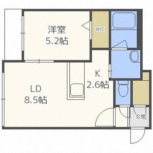 ＳＡＭ西町（401） 間取り図画像