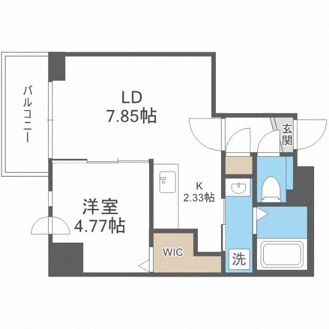 ＢＰＲレジデンス琴似（旧アーバンフラッツ琴似）（901） 間取り図画像