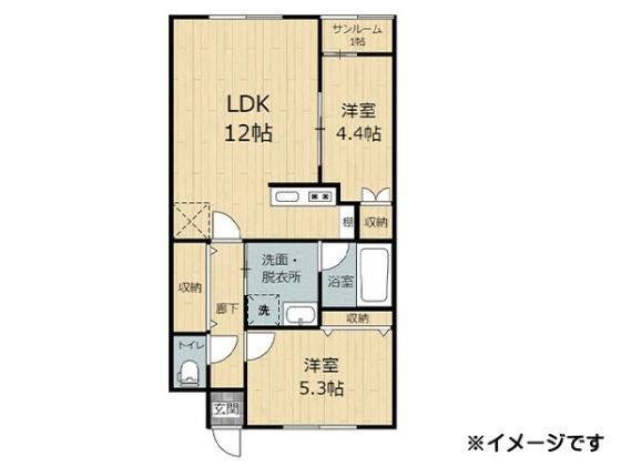  間取り図写真