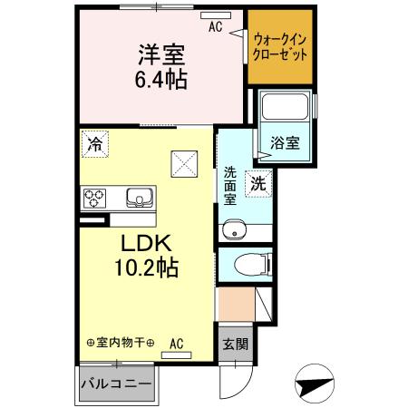 ロッキーズファミリー（101） 間取り図画像