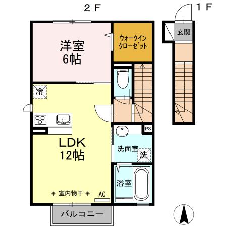 グランデ新井田（203） 間取り図画像