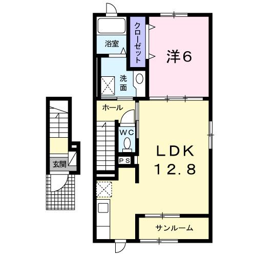 サンリット　フレスクーラ（205） 間取り図画像