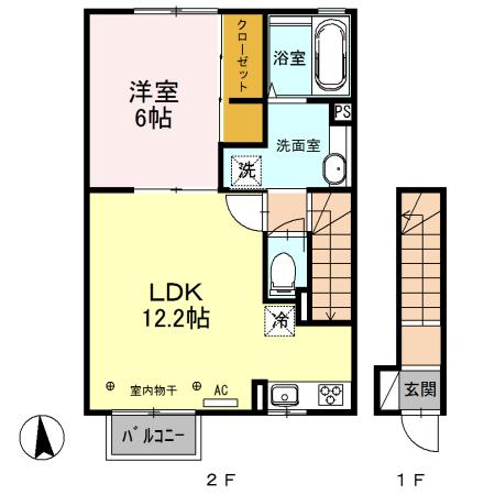 Ｆｒｏｎｔｉｅｒ（202） 間取り図画像