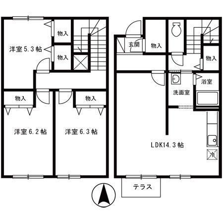  間取り図写真