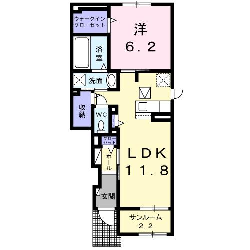 オリーブ．Ｎ（104） 間取り図画像