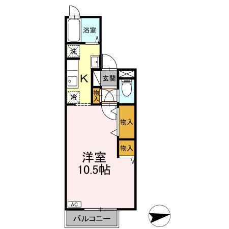 セジュール秀（210） 間取り図画像
