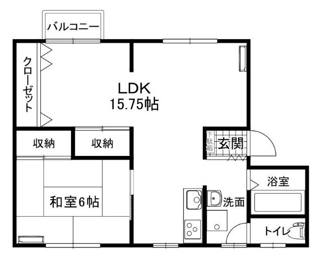 サンライズたかはしⅡ（A） 間取り図画像