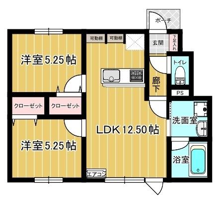 愛のかけひき（101） 間取り図画像