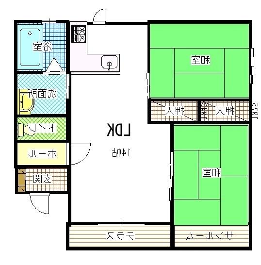 クレストピア（B202） 間取り図画像