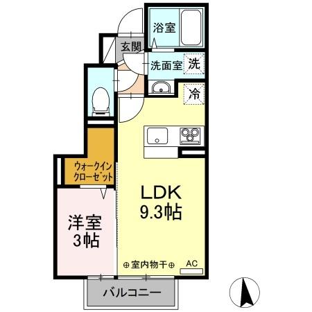 ウィット新井田西（103） 間取り図画像