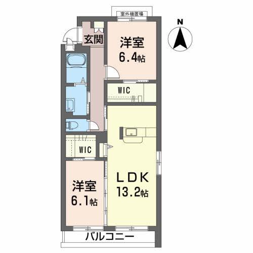 ＭＡＩＳＯＮ・ＭＡＳＴ売市Ｂ（101） 間取り図画像