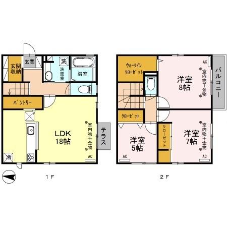 マイ ウィッシュ（101） 間取り図画像