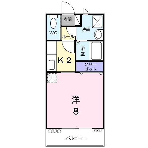 ベルオーブ（201） 間取り図画像