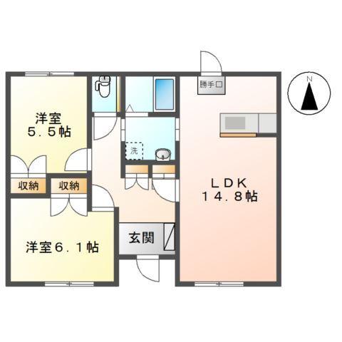 サニーヒルズ 間取り図画像