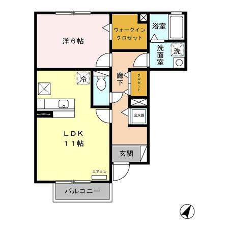 エスポワール（103） 間取り図画像