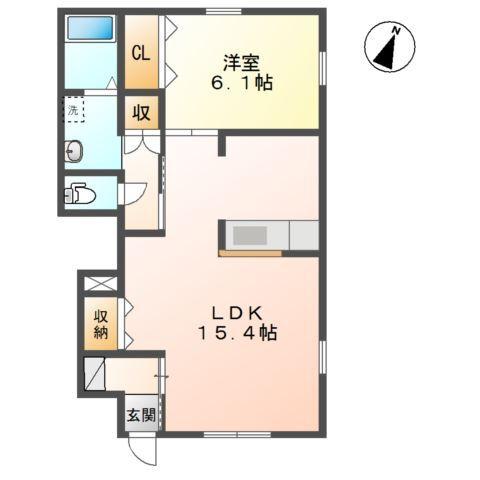 ローズガーデングリーンⅡ 間取り図画像