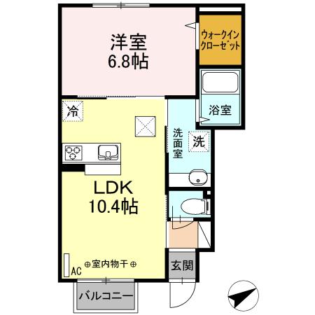 ウィット沢里（101） 間取り図画像