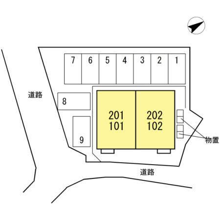 ウィット沢里（101） 駐車場