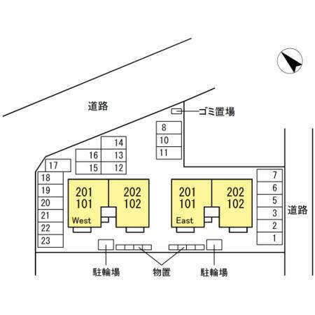 Ｖｉｃｔｏｒｉａｎ Ｈｏｕｓｅ　Ｅａｓｔ（202） 駐車場