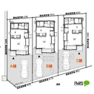 八戸市大字大久保中古戸建 駐車場