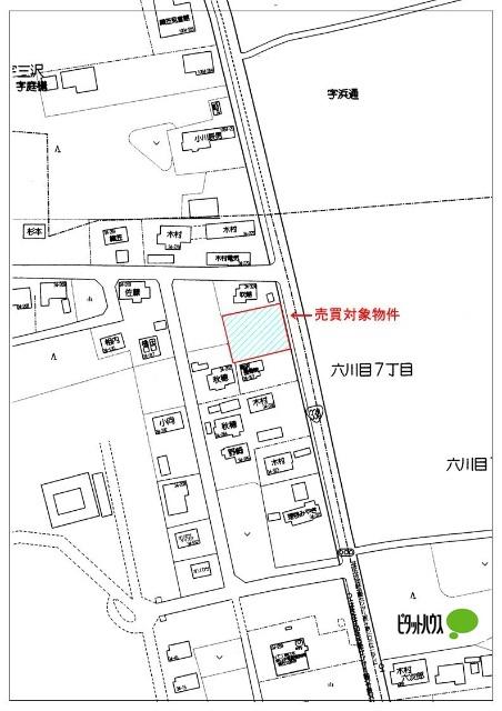 三沢市六川目売地 土地
