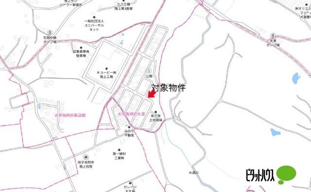 階上町角柄折字大渡売地 土地画像